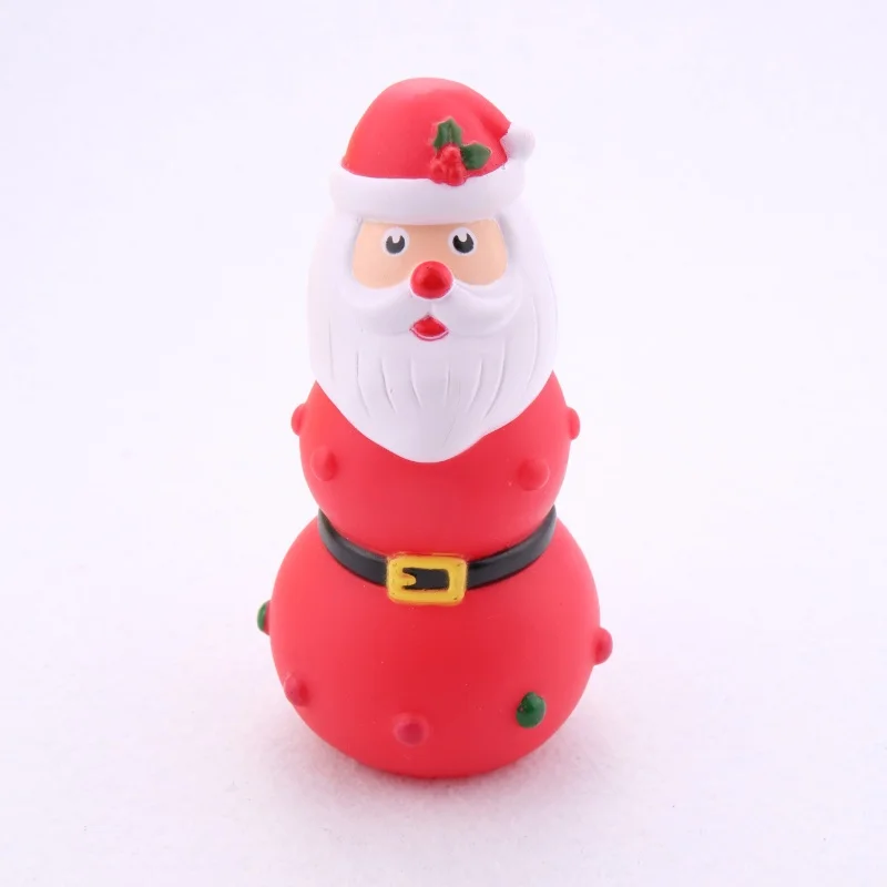2025 Christmas Series Dog Chew Toy Santa Claus Elk Interesting Molar Tooth Cleaning Natural Latex Christmas Decor Pet Supplies - Image 7